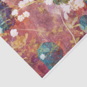 Koel, trendy kunst van het romantisch bloempatroon tissuepapier (Detail)