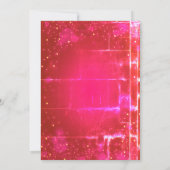 Koel, Trendy, prachtig, roze Kerstmis Kaart (Achterkant)