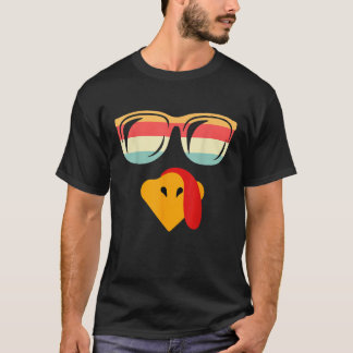 Koel Turkije gezicht met een zonnebril grappig Tha T-shirt