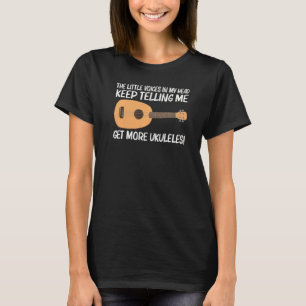 Koel ukulele voor mannen Muziekinstrument 1 T-shirt