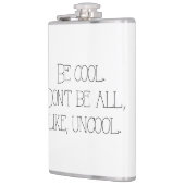 Koel uncool Quote Flask NY Housewiys Funny Heupfles (Links)