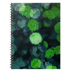 Koel, uniek bloem-/bloempatroon notitieboek