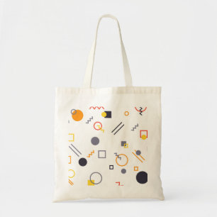 Koel, uniek, trendy, abstracte beeld in de stad tote bag