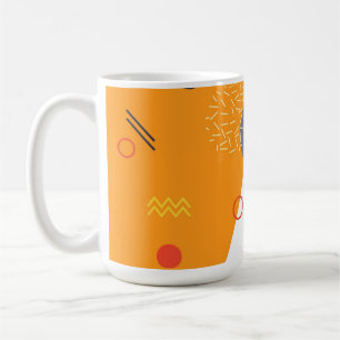 Koel, uniek, trendy, stedelijke geometrische illus koffiemok
