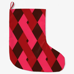 Koel, unieke, trendy, stedelijke geometrische vorm grote kerstsok