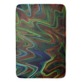 Koel van gekleurde wol, wat doet het? badmat (Voorkant Verticaal)