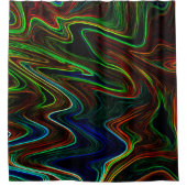 Koel van gekleurde wol, wat doet het? douchegordijn (Voorkant)