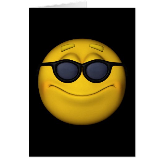 Koel vent met zonnebril (Voorkant)