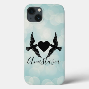 Koel, verbluffend, roze jouw naam iPhone 13 hoesje