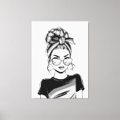 koel vertrouwen canvas afdruk (Voorkant)