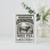 Koel Victoriaans vlees Briefkaart (Staand voorkant)