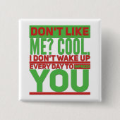 Koel - Vierkante Button (Voorkant)