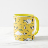 Koel vlootsluik van zeemijlen gele hemel en wolken mok (Voorkant rechts)