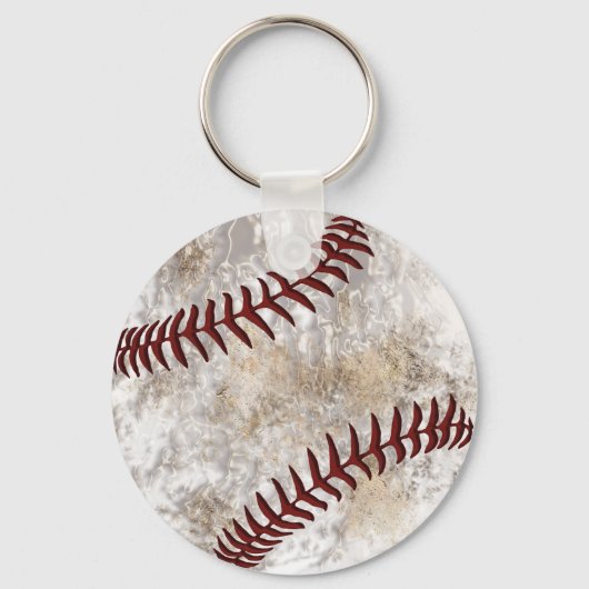 Koel vuile look Cheap Baseball Keychains 1 of BULK Sleutelhanger (Voorkant)