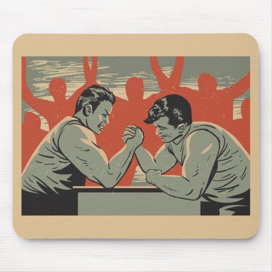 Koel  wapenwedloop muismat (Voorkant)