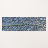 Koel water druppels dauw textuurblad Monogram Yogamat (Voorkant (horizontaal))