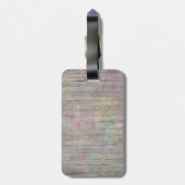 Koel waterverven splatten  vlinder bagagelabel (Achterkant verticaal)