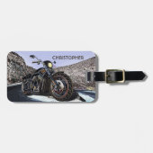 Koel  wegwerpmotor bagagelabel (Voorkant horizontaal)