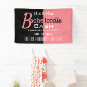 Koel Zijne & Hers Combo Bachelor/ette Persoonlijk Spandoek (Insitu)