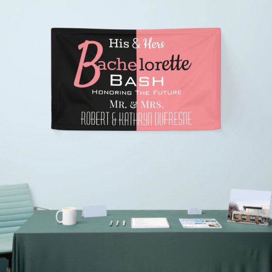 Koel Zijne & Hers Combo Bachelor/ette Persoonlijk Spandoek (Beurs)
