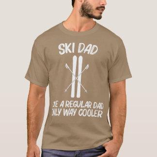 Koel zoeken naar vader Ski Skier Snowboard Win T-shirt