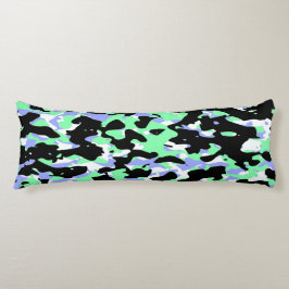 Koel zwart, mintgroene en blauwe body pillow lichaamskussen