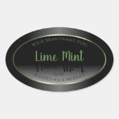 Koel Zwart-wit Product Labels Groen Lijst (Voorkant)