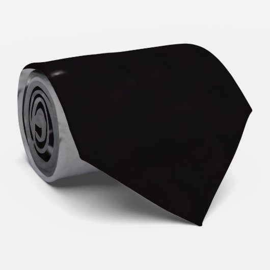 Koel zwarte en witte waterdruppels stropdas (Opgerold)