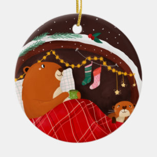 Koelbare afluisterapparatuur keramisch ornament