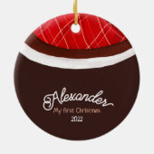 Koelbare afluisterapparatuur keramisch ornament (Achterkant)