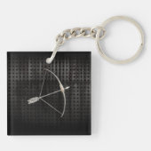 Koelboogschieten Sleutelhanger (Achterkant)