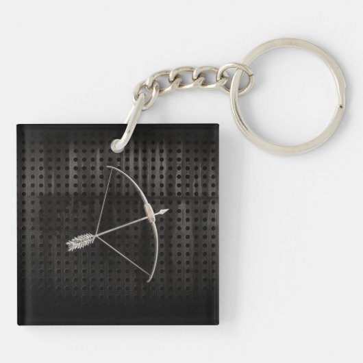 Koelboogschieten Sleutelhanger (Achterkant)