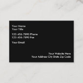 Koelbouwdiensten Moderne Visitekaartjes (Achterkant)