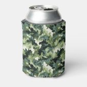 Koelbox-Green Camo Blikjeskoeler (Blikje Achterkant)