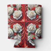 Koelbox met Engels Rozen Design Blikjeskoeler (Achterkant)