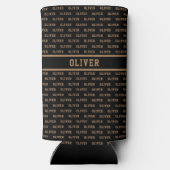 Koelbox met het zwarte patroon met moderne naam (Achterkant)