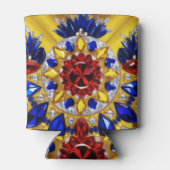 Koelbox met Roemeens Kleuren ontwerp Blikjeskoeler (Achterkant)