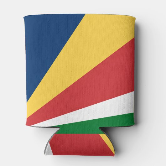 Koelbox met Seychellen Kleuren ontwerp Blikjeskoeler (Achterkant)