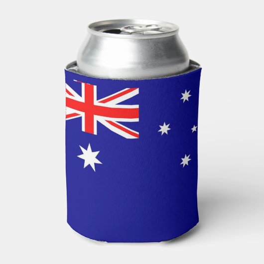Koelbox met vlag van Australië Blikjeskoeler (Blikje Voorkant)