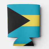Koelbox met vlag van Bahama's Blikjeskoeler (Achterkant)