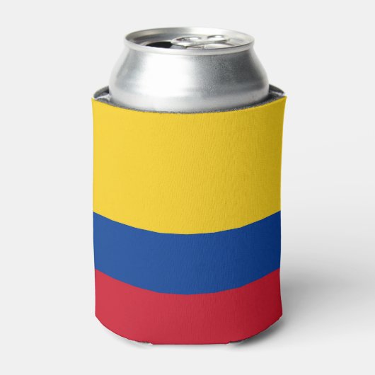 Koelbox met vlag van Colombia Blikjeskoeler (Blikje Voorkant)