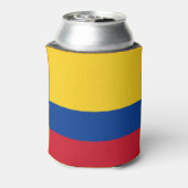 Koelbox met vlag van Colombia Blikjeskoeler (Blikje Achterkant)