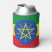 Koelbox met vlag van Ethiopië Blikjeskoeler (Blikje Voorkant)