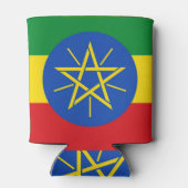 Koelbox met vlag van Ethiopië Blikjeskoeler (Achterkant)