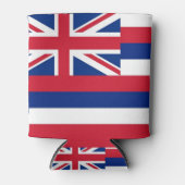 Koelbox met vlag van Hawaï, Verenigde Staten. Blikjeskoeler (Voorkant)
