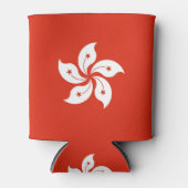 Koelbox met vlag van Hongkong Blikjeskoeler (Voorkant)