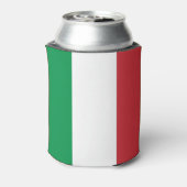 Koelbox met vlag van Italië Blikjeskoeler (Blikje Achterkant)