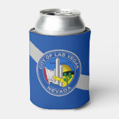Koelbox met vlag van Las Vegas City, Verenigde Sta Blikjeskoeler (Blikje Voorkant)