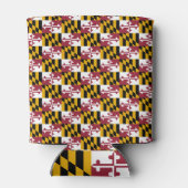 Koelbox met vlag van Maryland State, Verenigde Sta Blikjeskoeler (Achterkant)