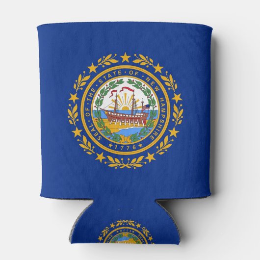 Koelbox met vlag van New Hampshire State, Verenigd Blikjeskoeler (Achterkant)
